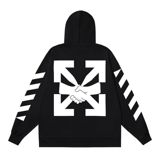 Off-W Monogram Zip Hoodie