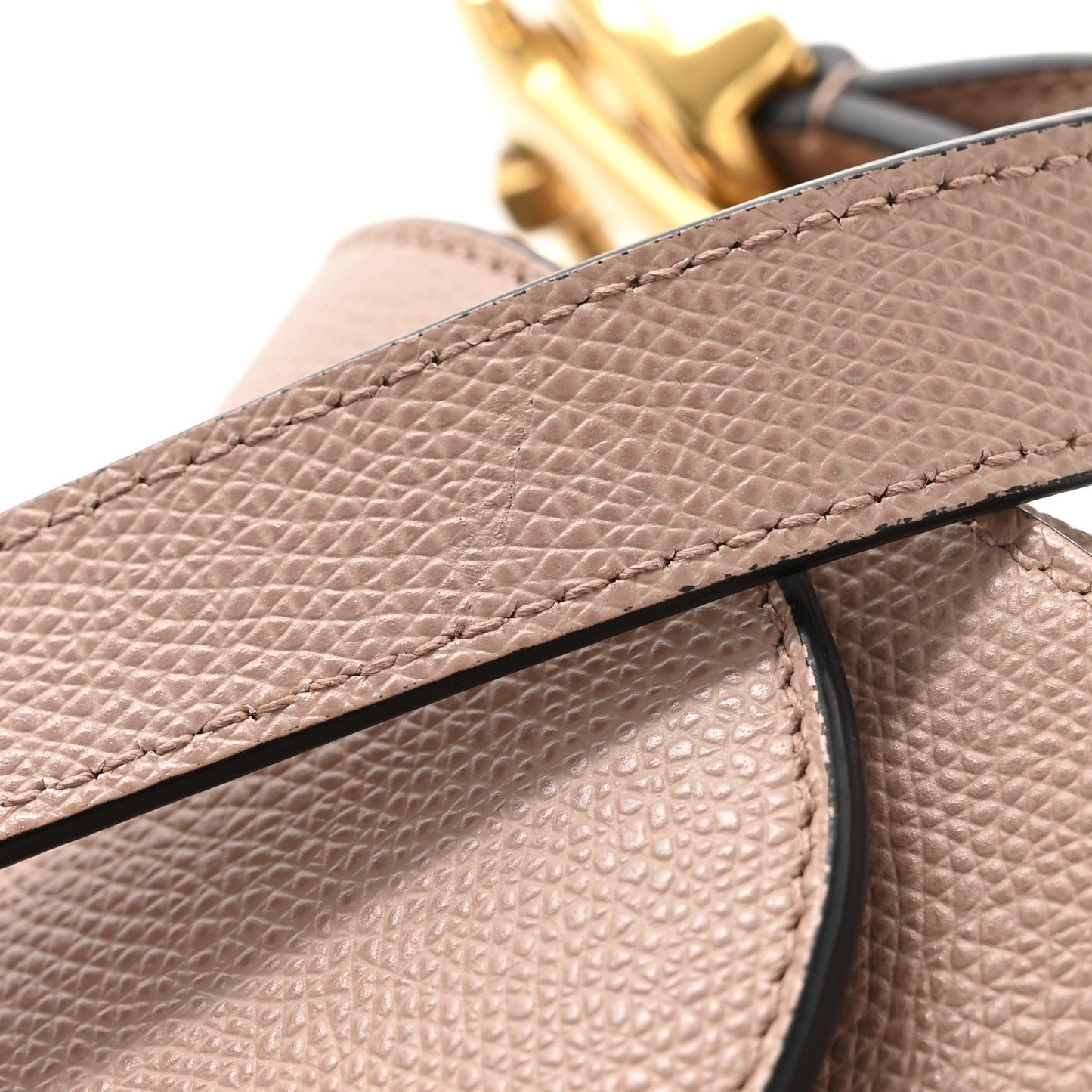 Grained Calfskin Saddle Bag Fard