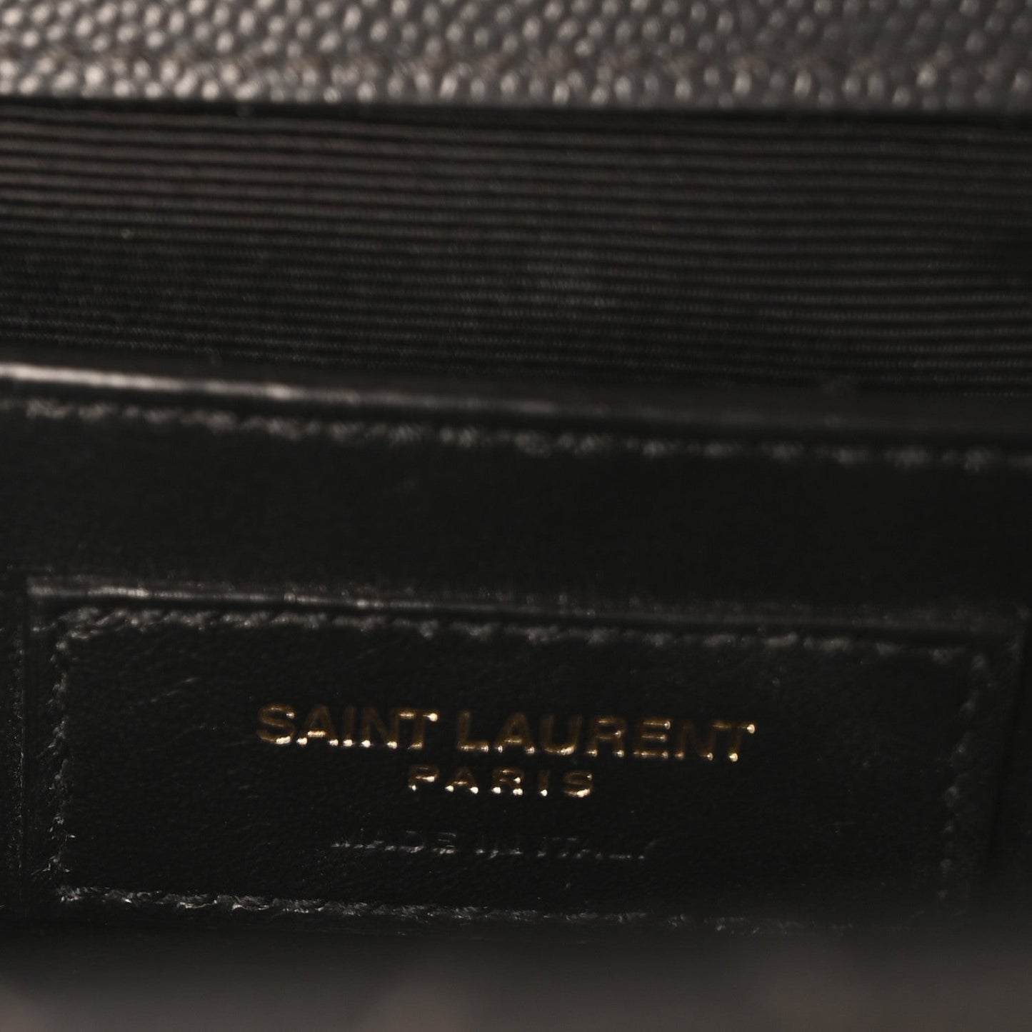 Grain De Poudre Textured Mixed Matelasse Triquilt Medium Monogram Satchel Dark Smog