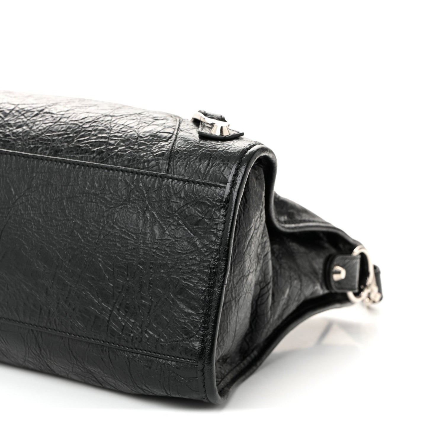 Agneau Classic Silver Hardware City Black