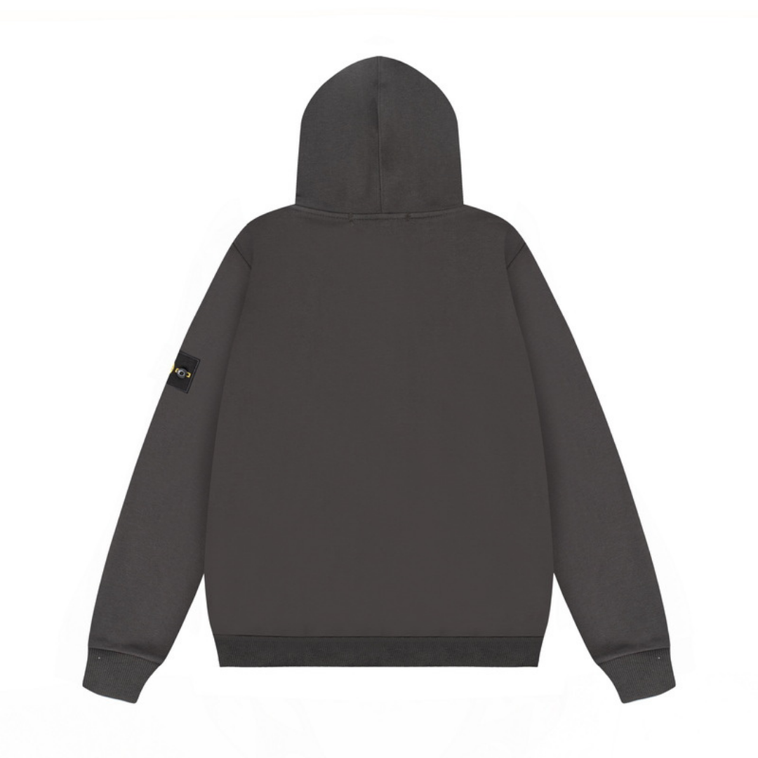 Monogram Zip Hoodie