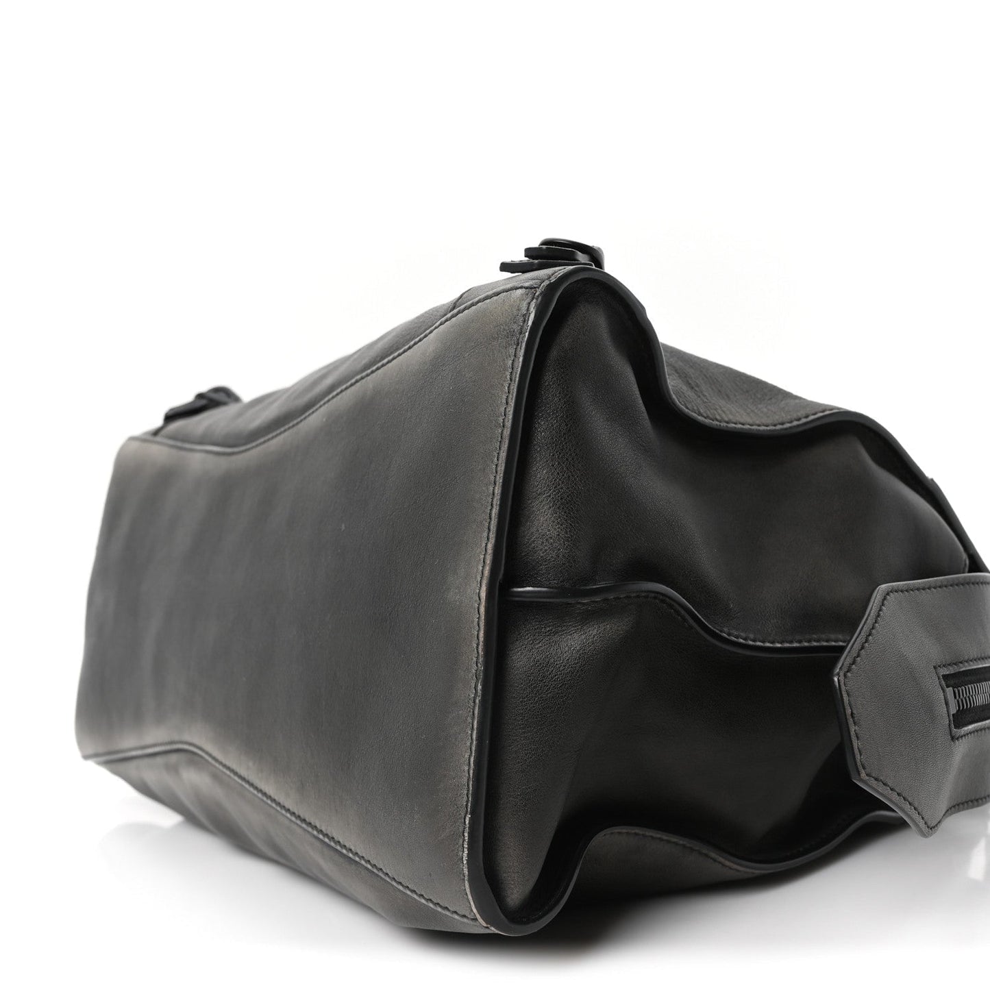 Used Calfskin Black Hardware Neo Classic City Black