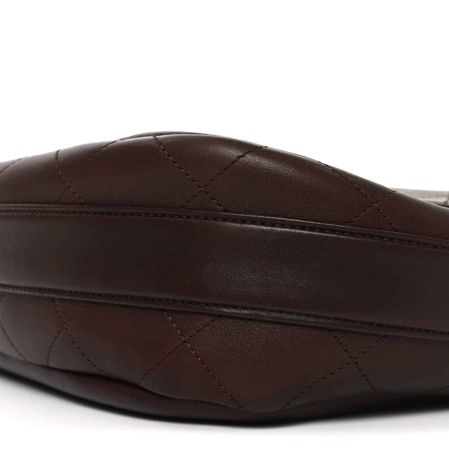 Calfskin Stitched Small Paris in Rome Messenger Brown