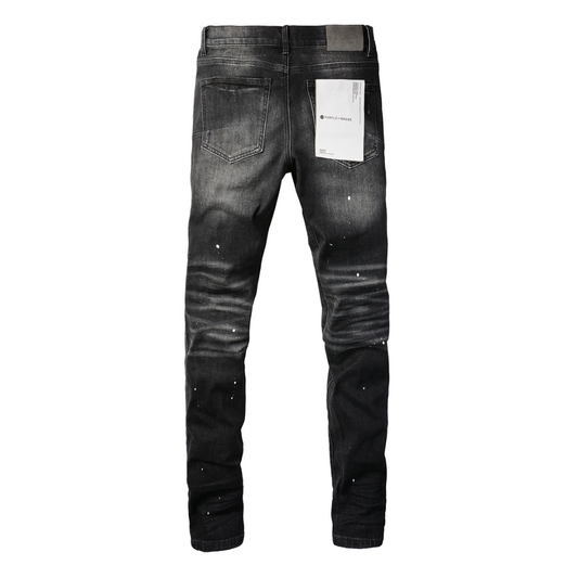 Purple Black Jeans