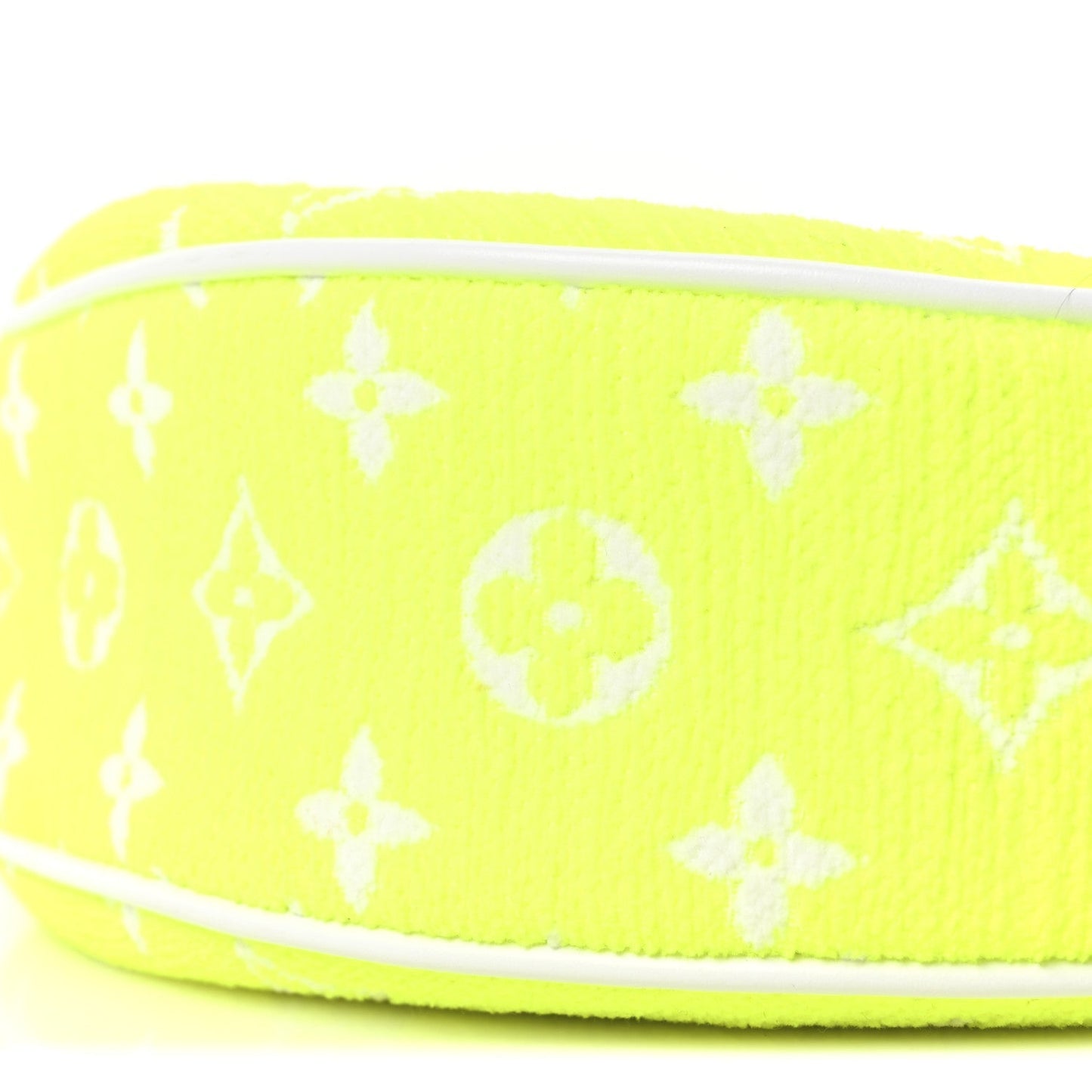 Monogram Jacquard Velvet Loop Yellow
