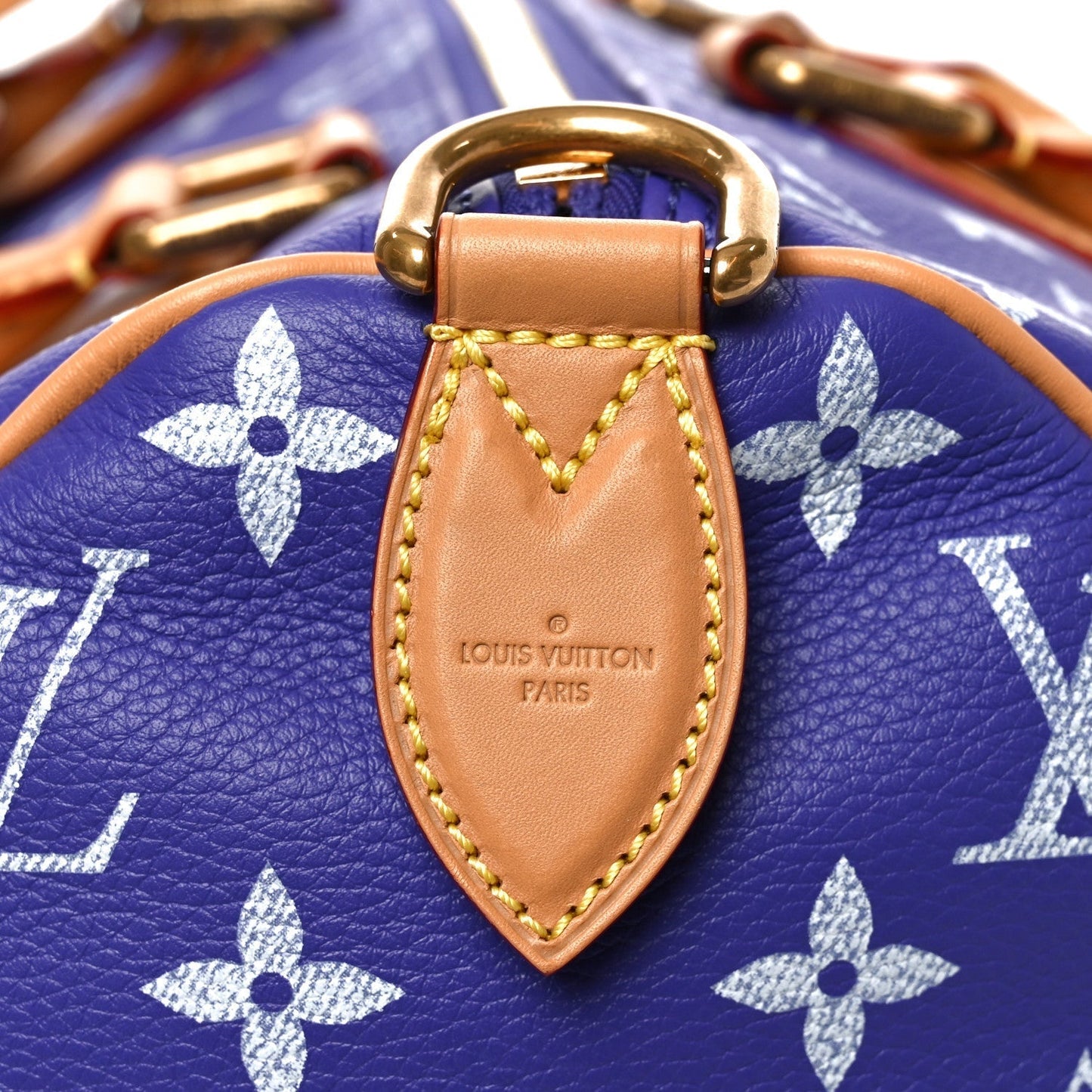Calfskin Monogram Speedy P9 Bandouliere 40 Amethyst