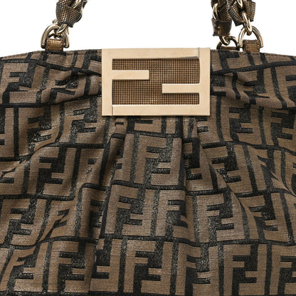 Metallic Lurex Zucca Mia Tote Bronze