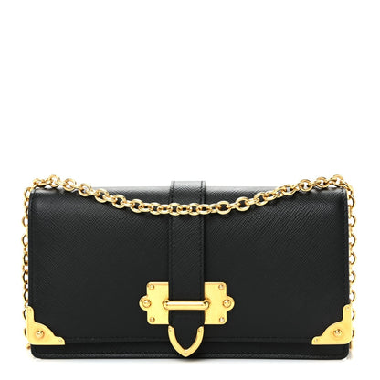 Saffiano Cahier Mini Bag Black