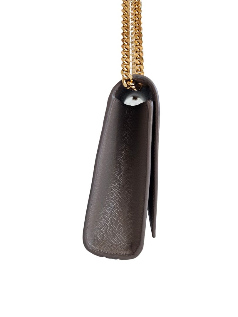 Saint Laurent Kate Medium in Grain De Poudre Embossed Leather