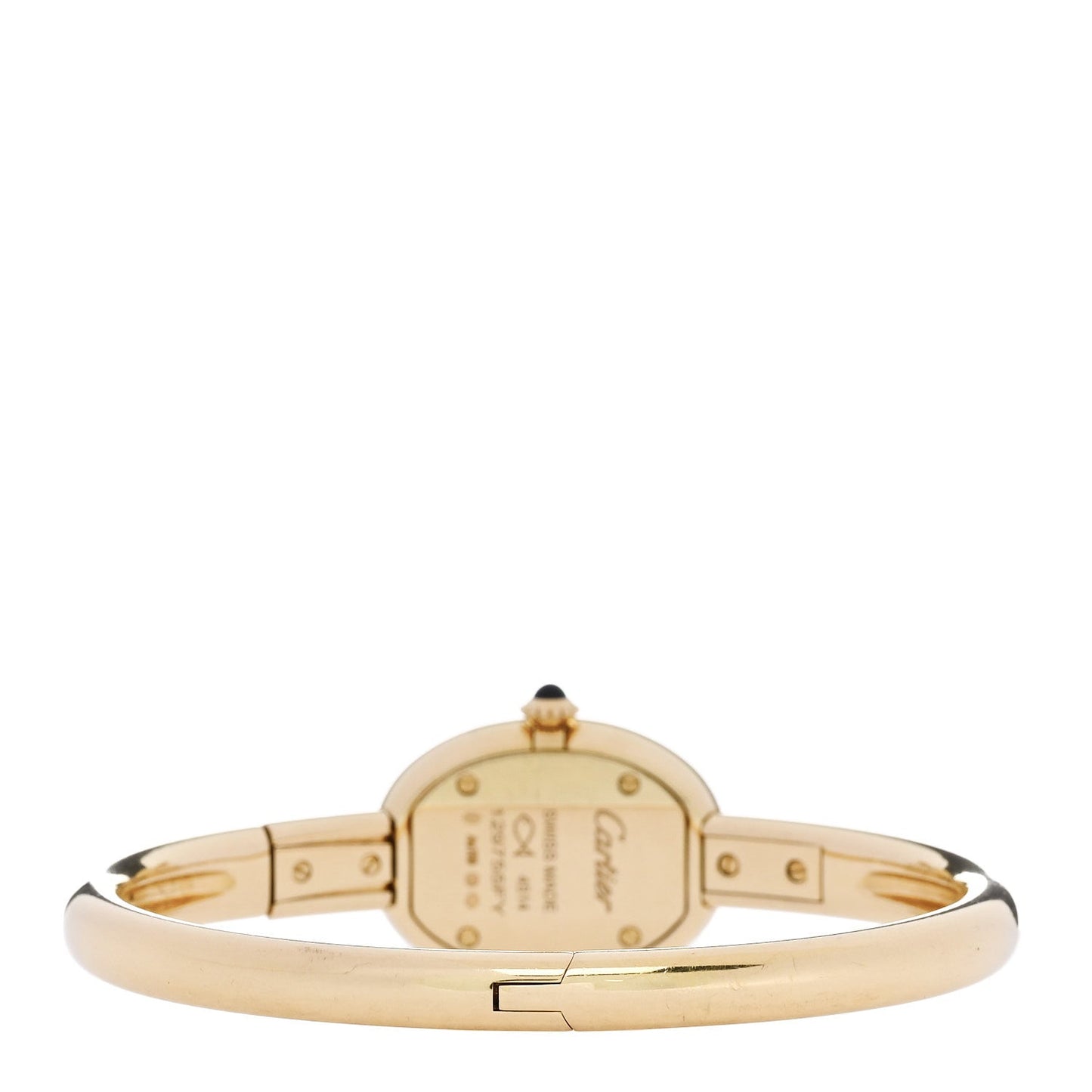 18K Yellow Gold 19mm Baignoire Quartz Watch
