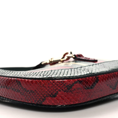 Snakeskin Web Small Jackie 1961 Hobo Green