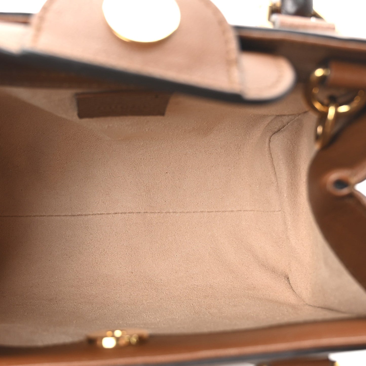 Wonka Grain Calfskin Mini Diana Tote Bag Cuir Yellow Fluo