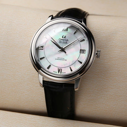 DE VILLE CO-AXIAL 32.7MM MOTHER OF PEARL DIAL