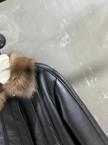 YSL 25S LEATHER JACKET STYLE 142