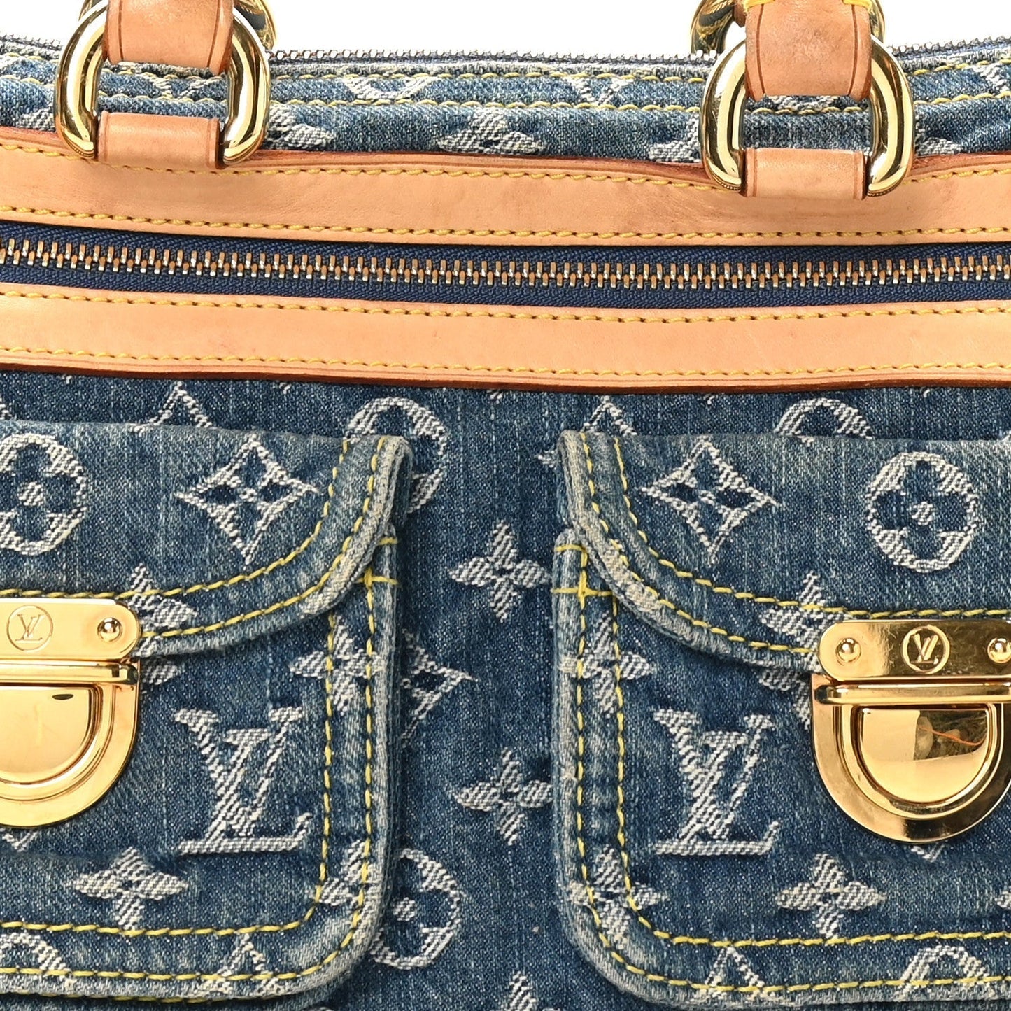 Monogram Denim Neo Speedy Blue