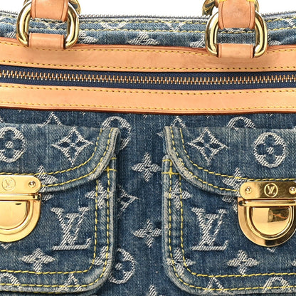 Monogram Denim Neo Speedy Blue