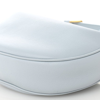 Supple Grained Calfskin Teen Lulu Shoulder Bag Glacier