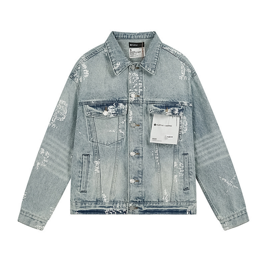 Purple Denim Jacket