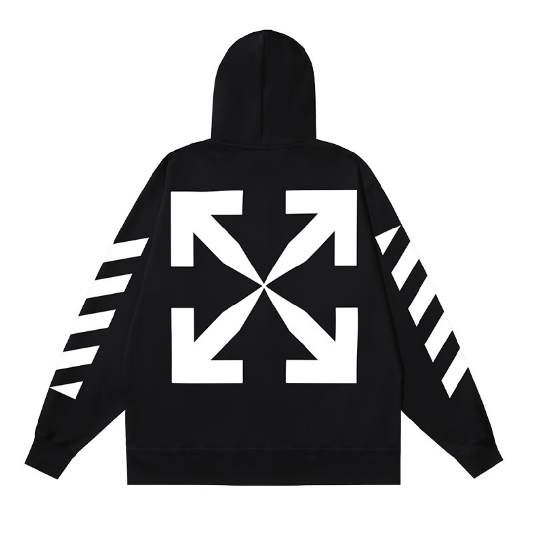 Off-W Monogram Zip Hoodie