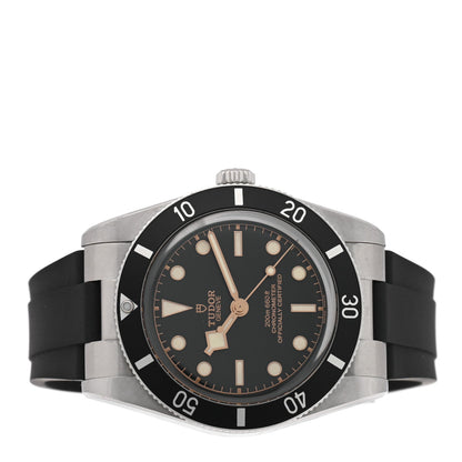 Stainless Steel Rubber 37mm Black Bay Fifty Four Automatic Watch Black 79000N