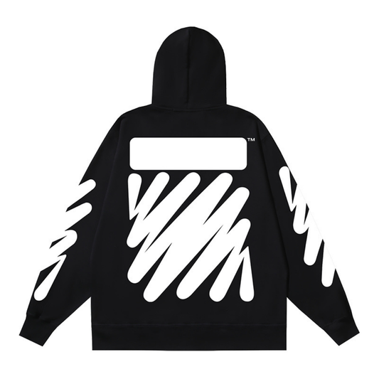 Off-W Monogram Zip Hoodie