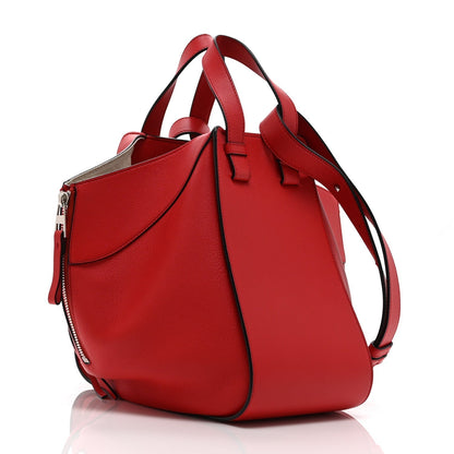 Calfskin Small Hammock Shoulder Bag Scarlet Red