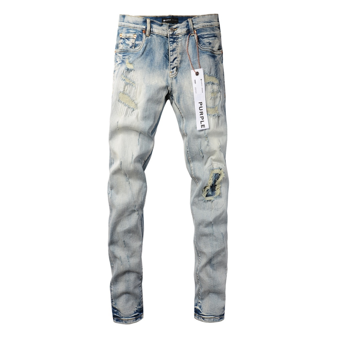 Purple Gradient Blue Jeans
