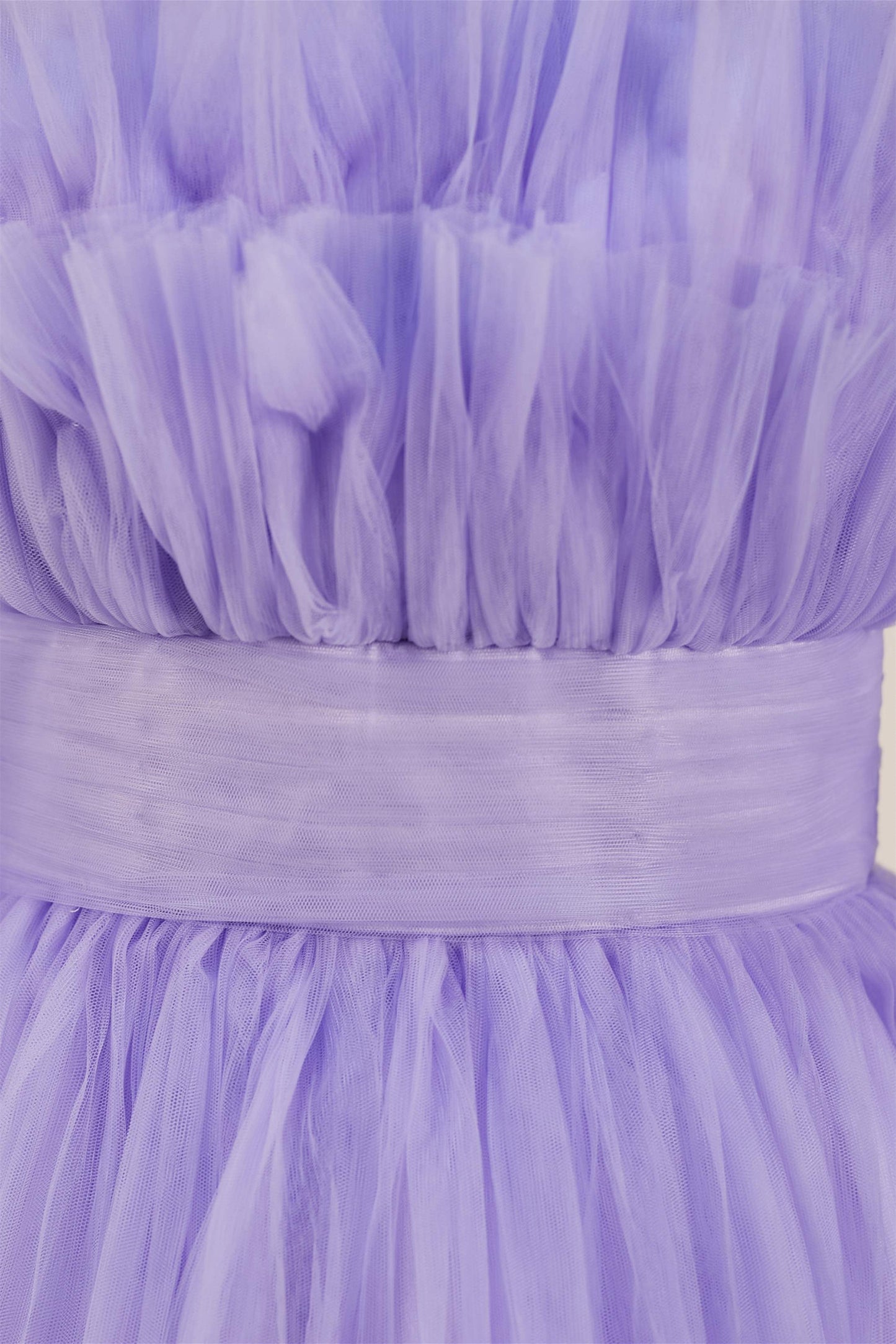 Lavender Strapless A-line Layers Homecoming Dress with Detachable Sleeves