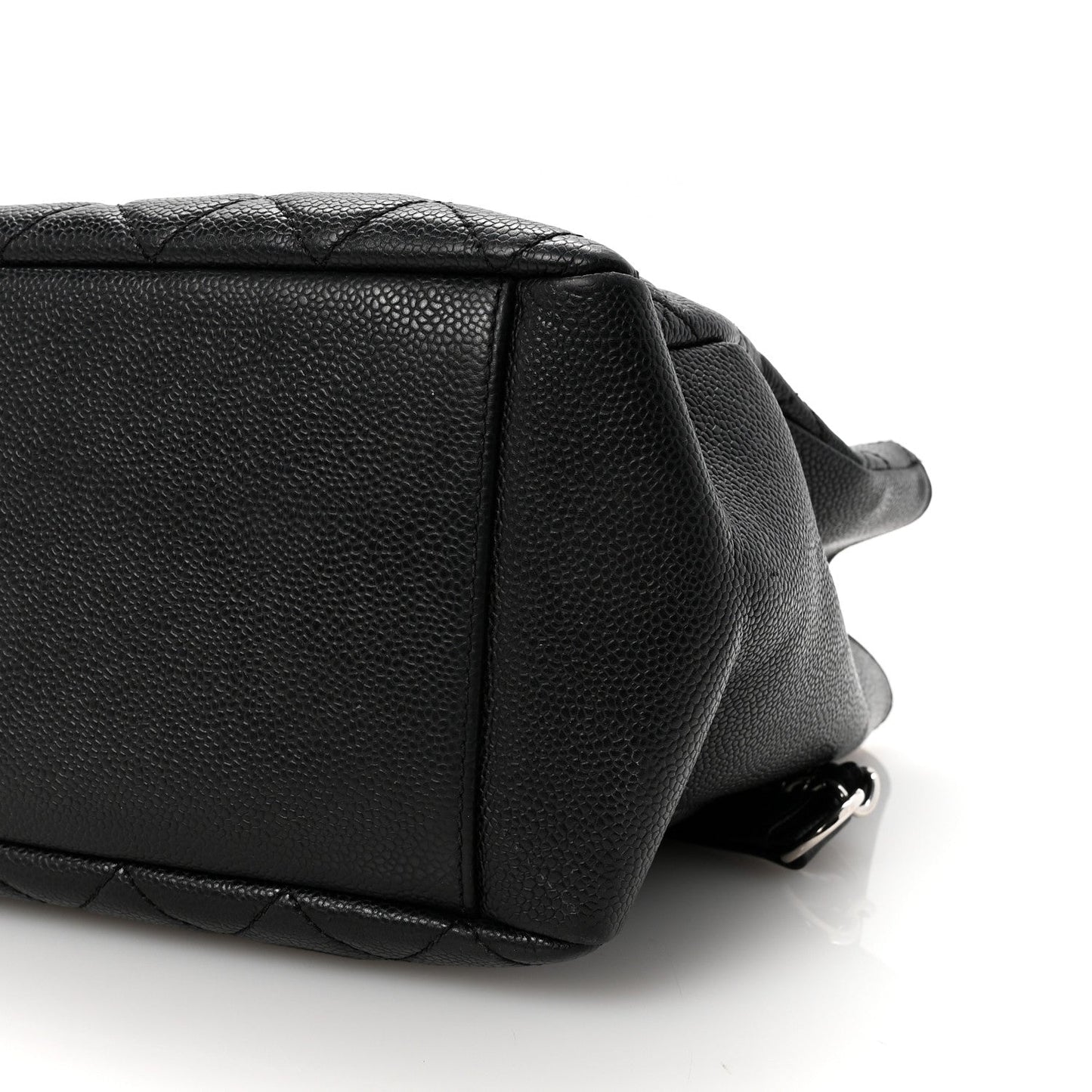 Caviar Quilted Grand Shopping Tote GST Black