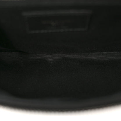 Crinkled Calfskin Matelasse Monogram Niki Body Bag Black