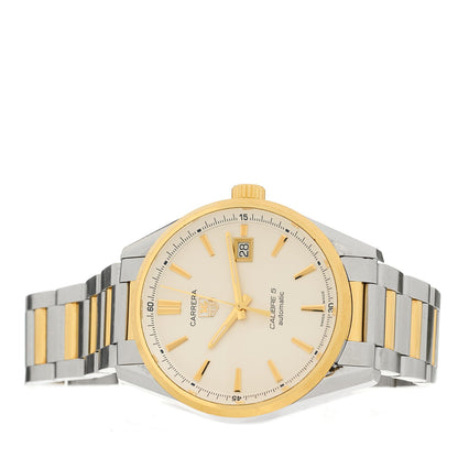 Stainless Steel 39mm Carrera Automatic Watch Silver WAR215B
