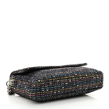 Tweed Small Messenger Flap Navy