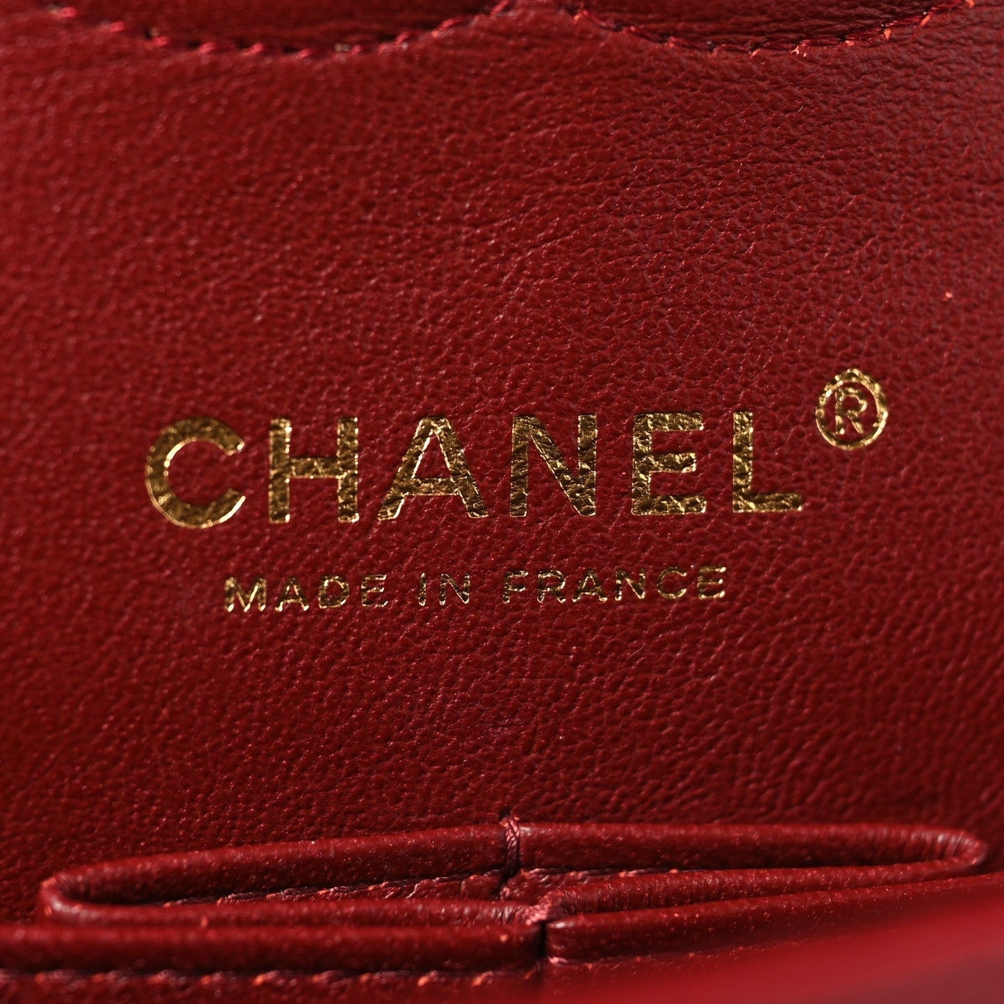 Caviar Quilted Medium Double Flap Red