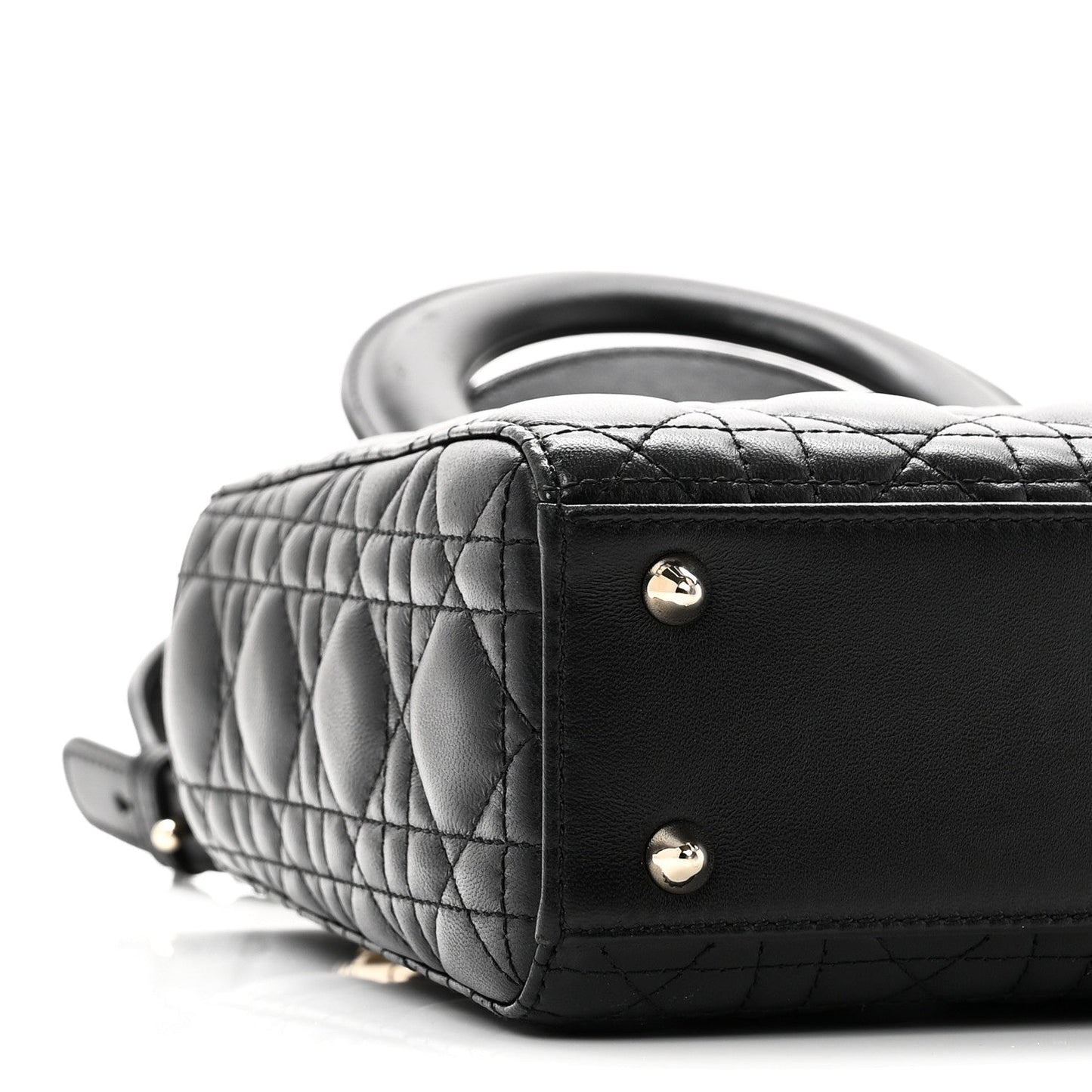 Lambskin Cannage Small My ABCDior Lady Dior Black