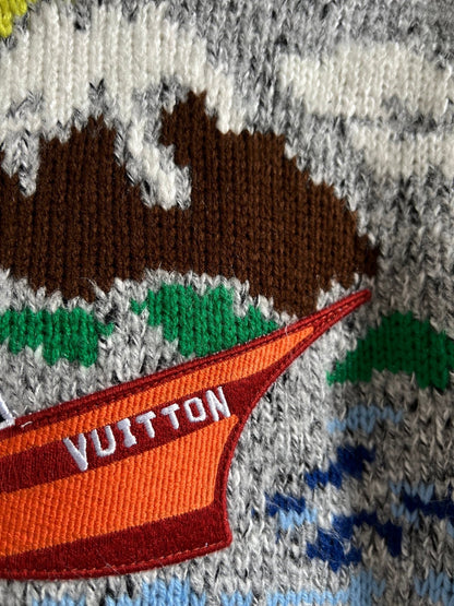 LV Knit Sweater Sailboat 494192