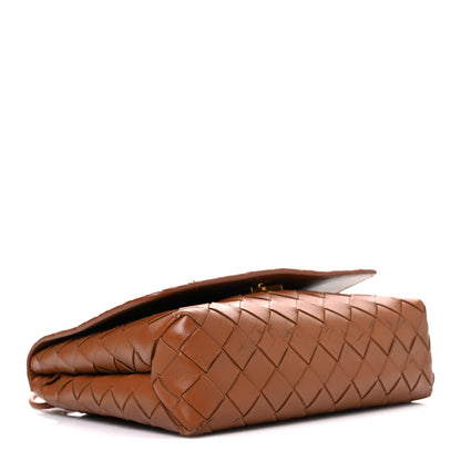 Nappa Intrecciato Mini Crossbody Bag Wood
