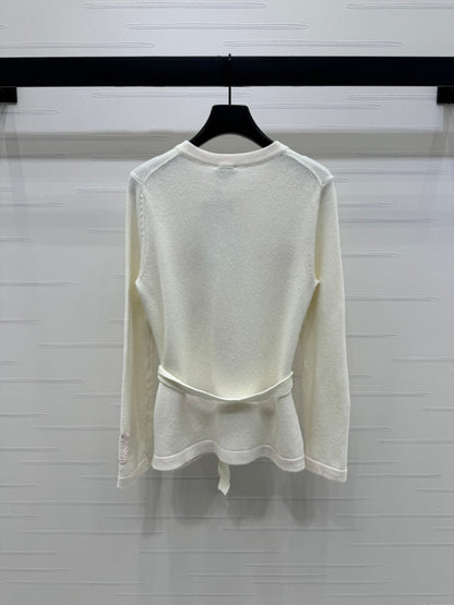 CHANEL DOUBLE-POCKET KNIT LONG SLEEVE CARDIGAN STYLE 289