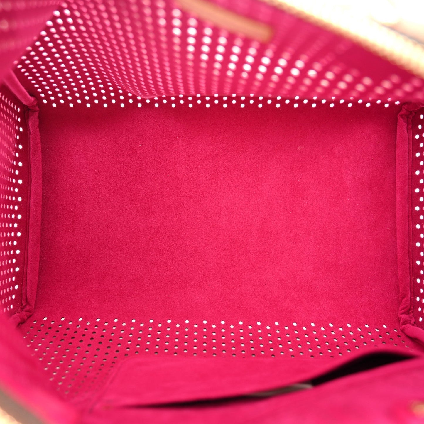Monogram Perforated Speedy 30 Fuchsia