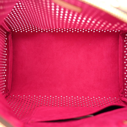Monogram Perforated Speedy 30 Fuchsia