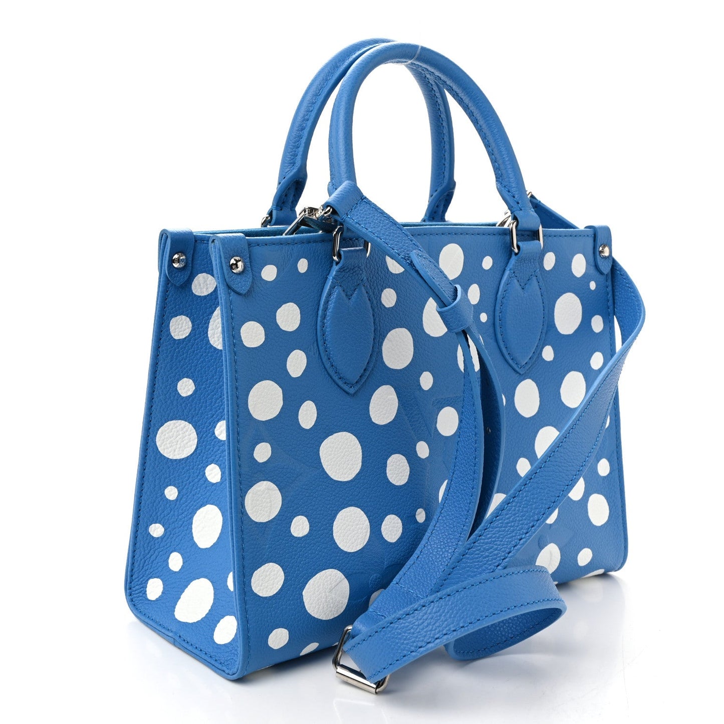 LV X YK Empreinte Monogram Giant Onthego PM Blue White