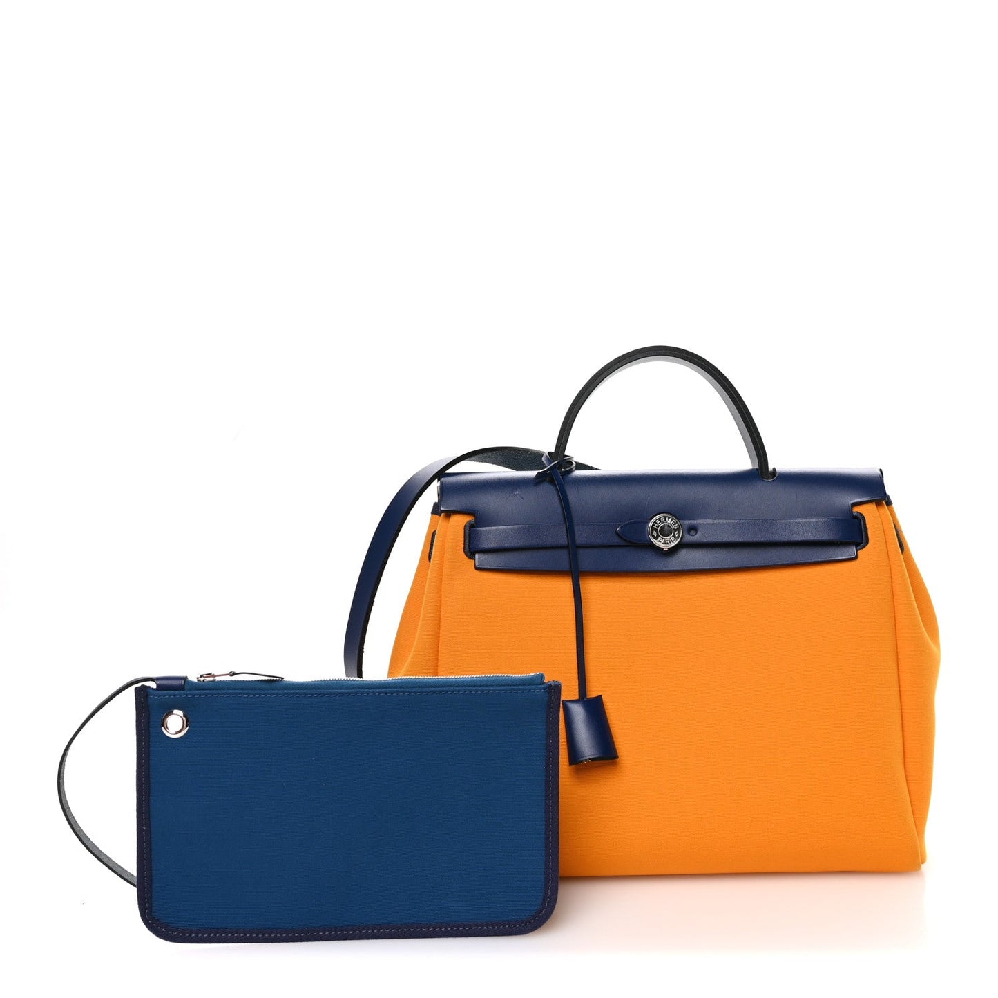 Military Toile Vache Hunter Verso Herbag Zip Retourne 31 PM Jaune Or Bleu Outremer Bleu Saphir