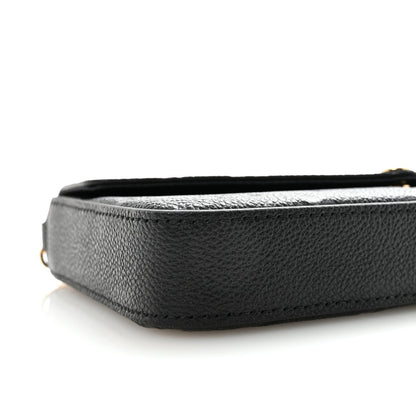 Empreinte Pochette Felicie Chain Wallet Black