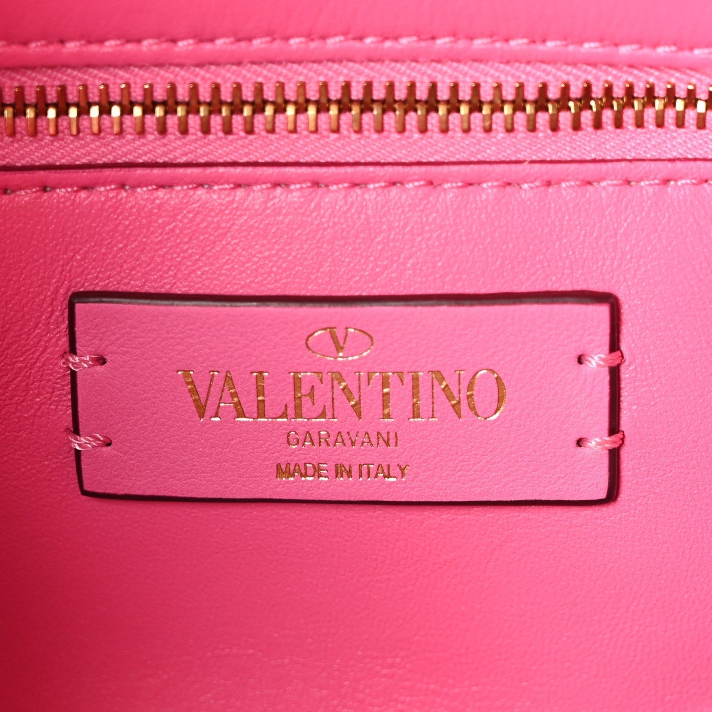 Nappa Large Roman Stud Shoulder Bag Feminine Pink