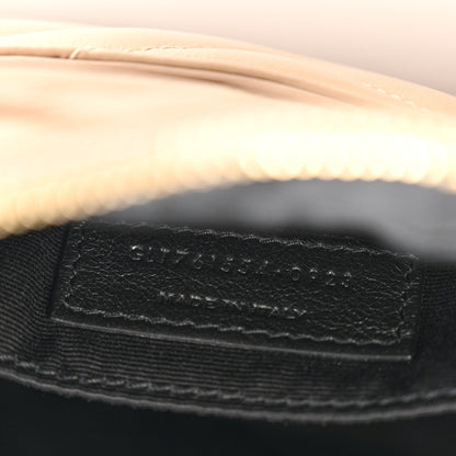 Calfskin Matelasse Monogram Lou Camera Bag Dark Beige