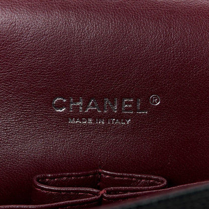 Caviar Quilted Maxi Double Flap Black