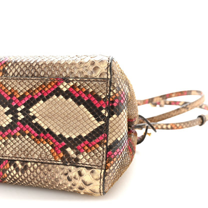 Snakeskin Mini Peekaboo Iconic Satchel Daisy Roccia