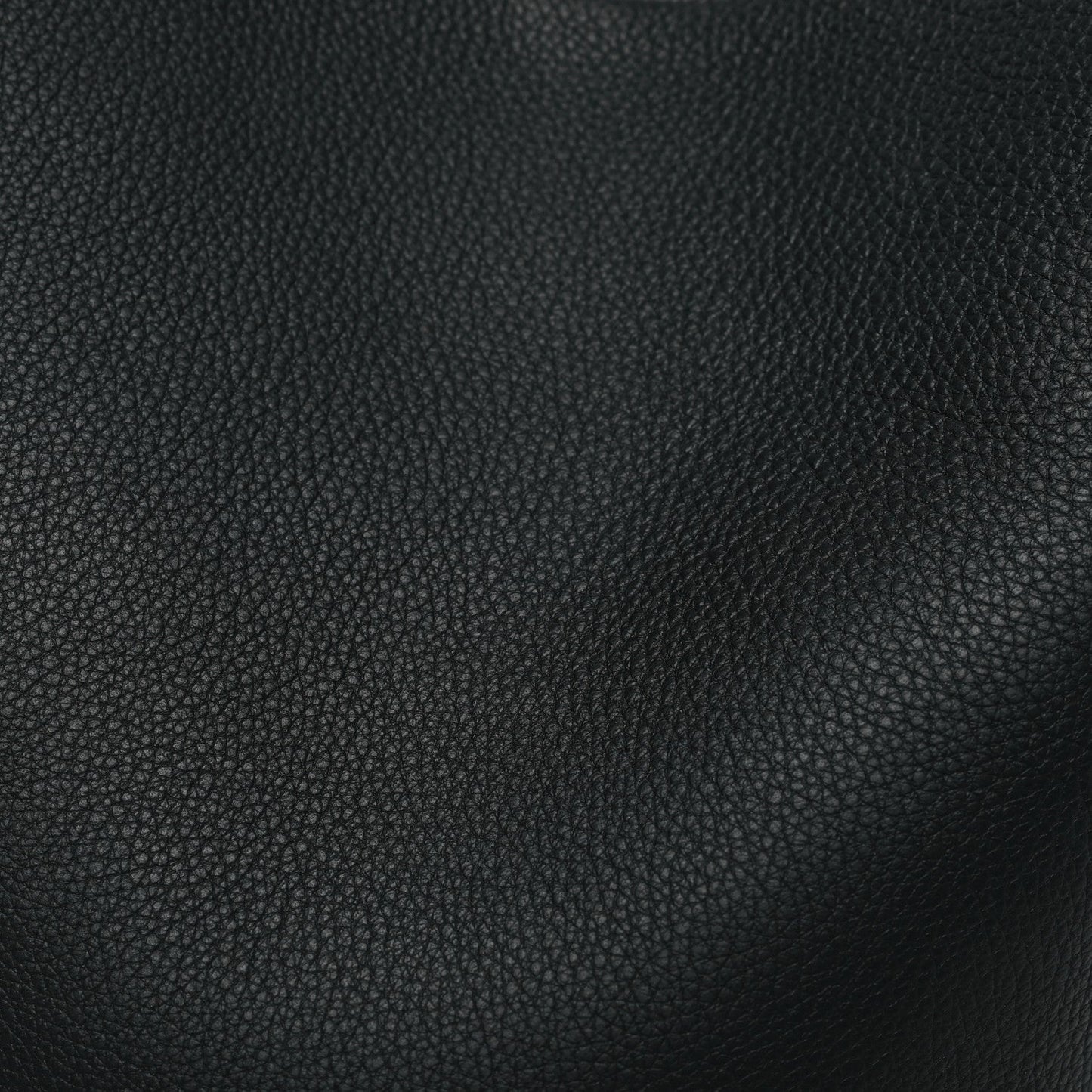 Grained Calfskin Medium N/S Hook Tote Black