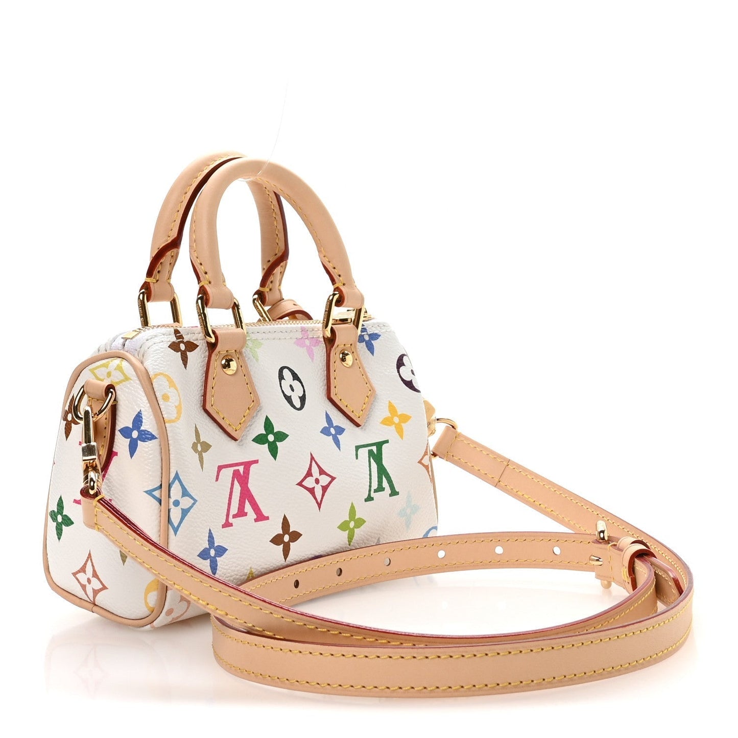 LV X TM Monogram Multicolor Nano Speedy White