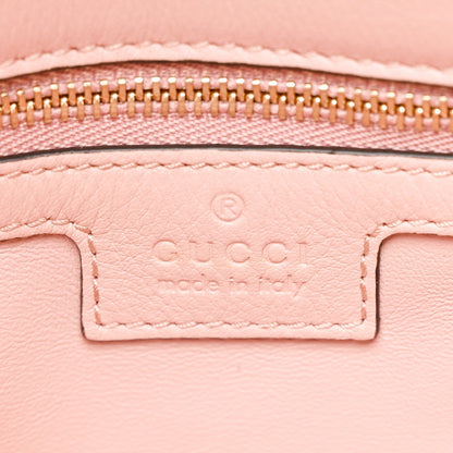 Roxy Calfskin Blondie Chain Shoulder Flap Bag Powder Pink
