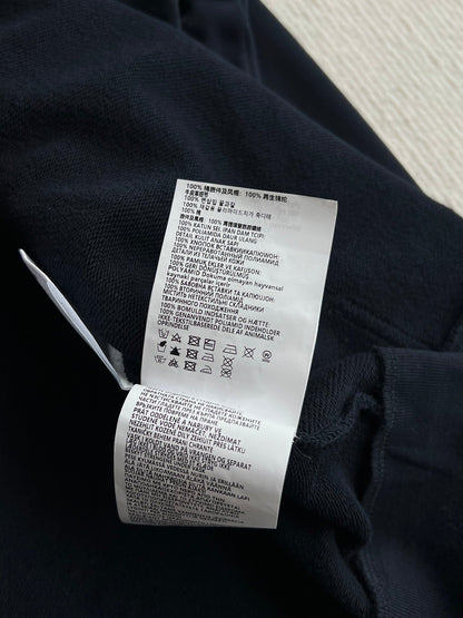 Miu Miu 25 Drawstring Jacket Navy Blue Cotton